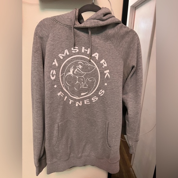 Gym shark-fitness-pullover Light Grey - Picture 3 of 5